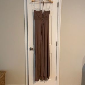 SKY SANDEEP Dress in Taupe